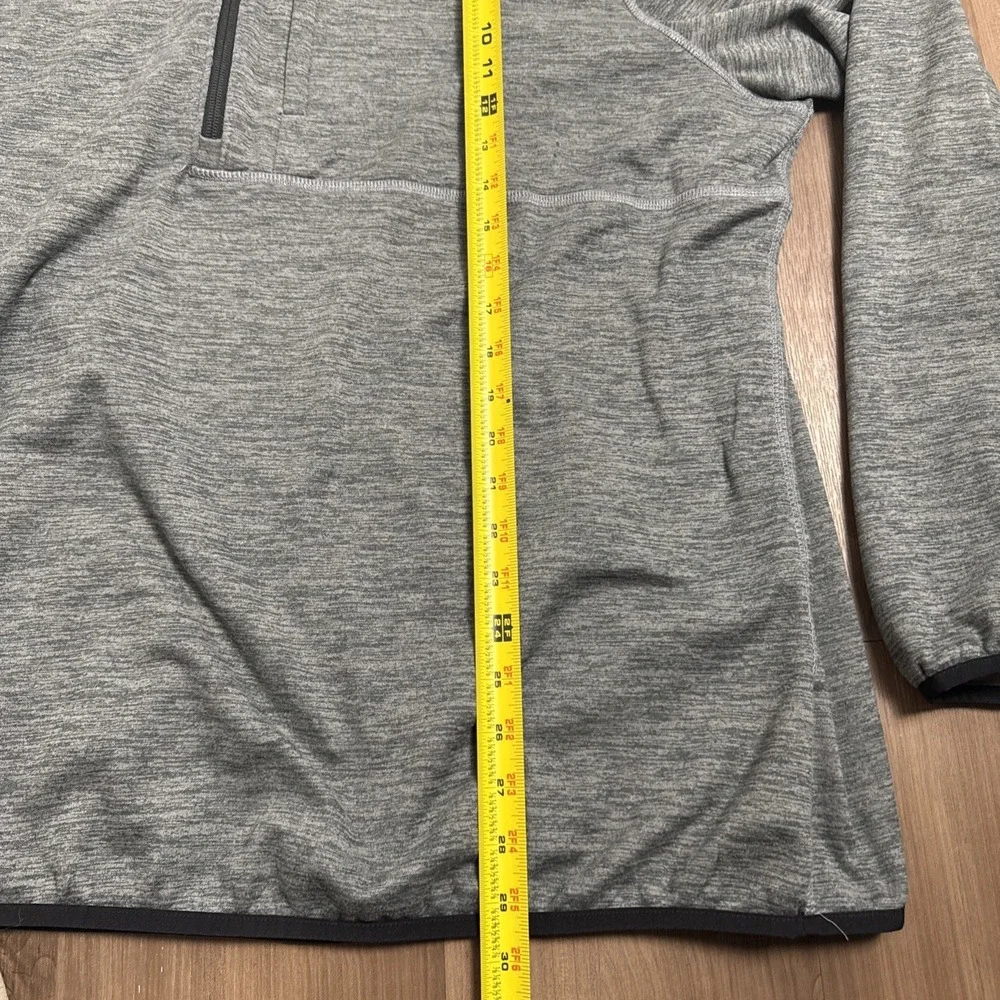 The North Face Pullover Mens 2XL Gray Stretch Fleece Quarter Zip Hiking NF0A5G9W